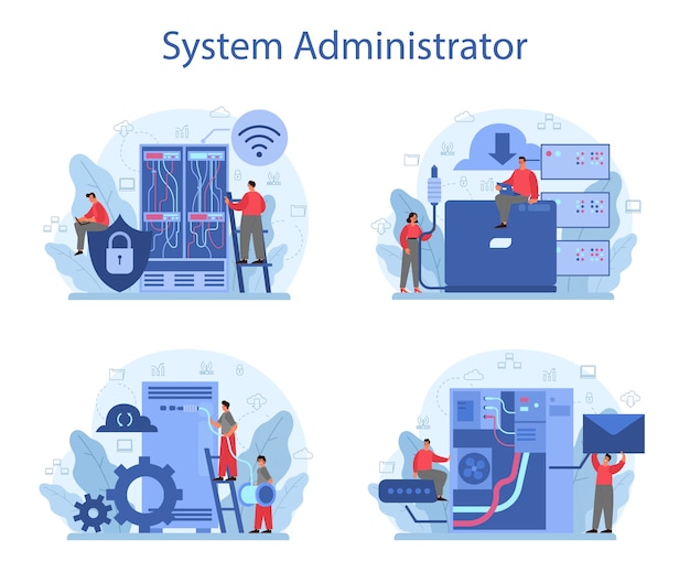 Systemadministrator-sæt.