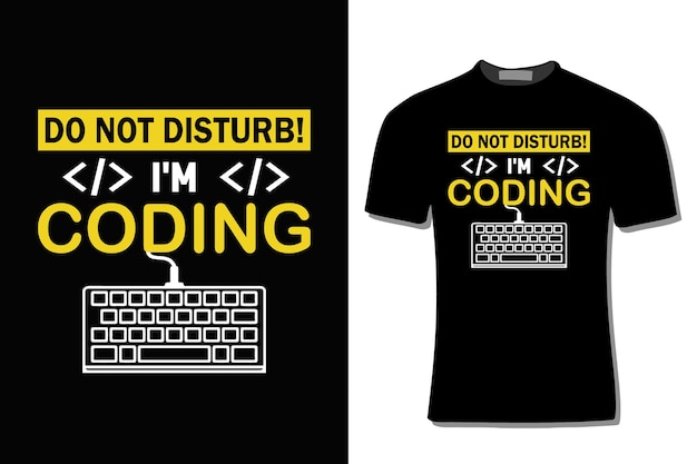 T-shirt design med kodning