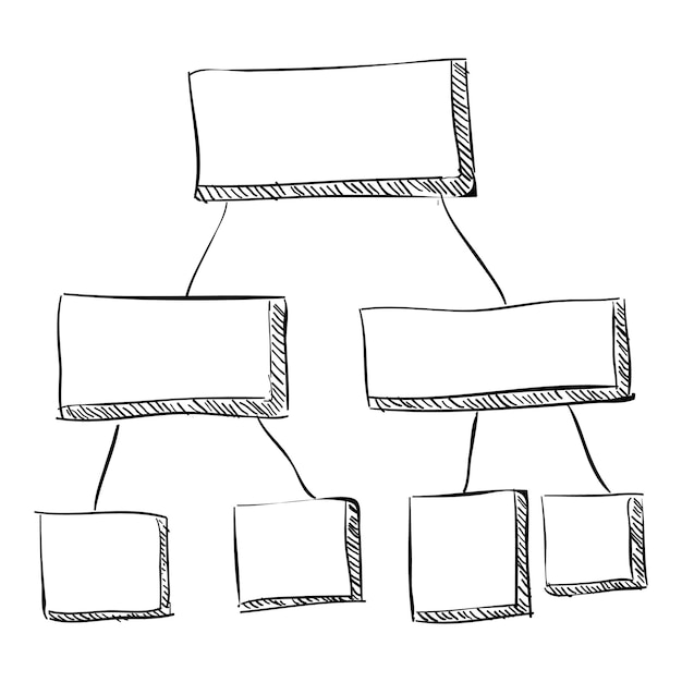 Table infographics Hand drawn illustration of table vector infographics for web