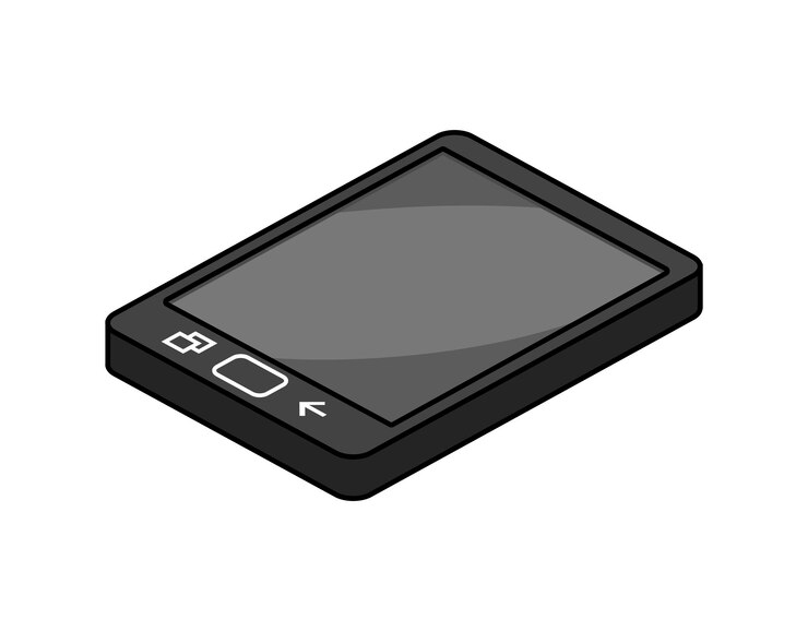 Vektör tablet isometric design icon vector web illustration 3d colorful concept