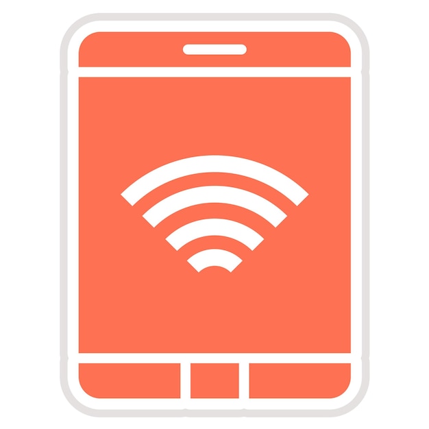 Tablet Vector Icon Design Illustration