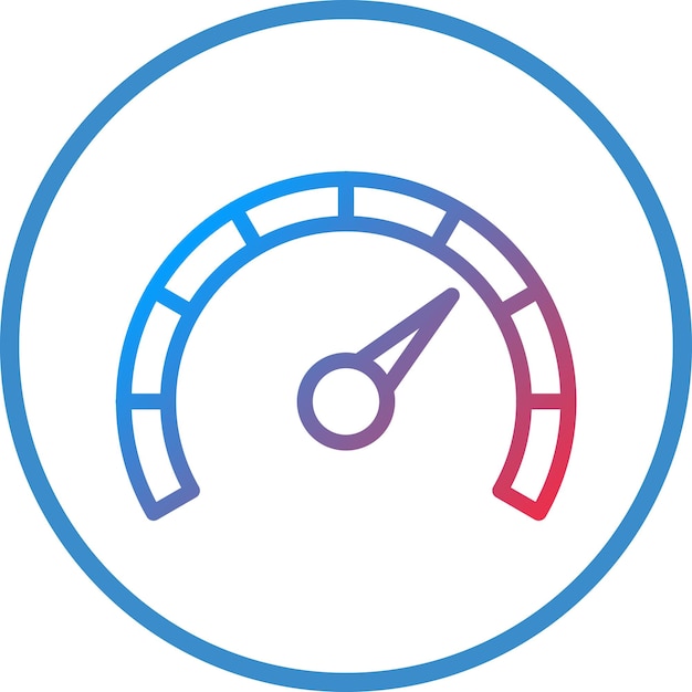 Tachometer Icon Style