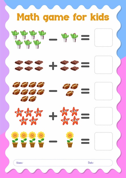 Tælle spil for børn