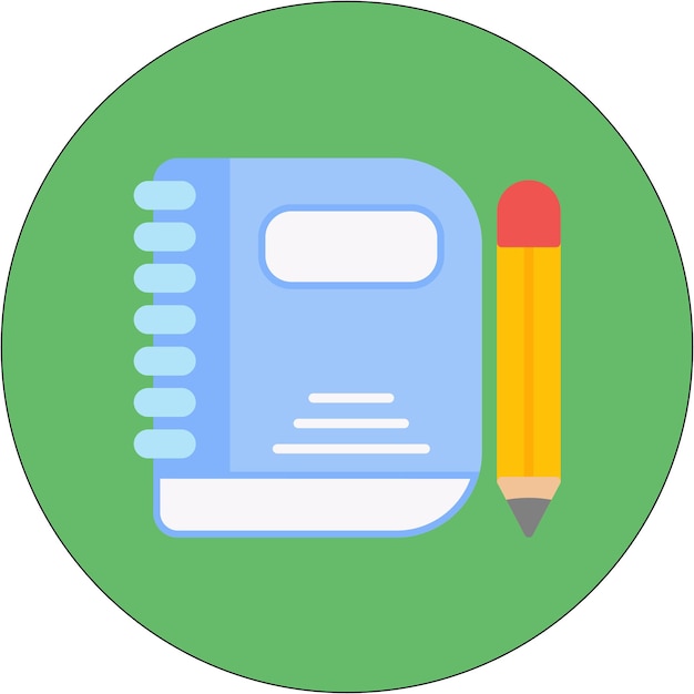 Taking Notes Vector Illustration Style