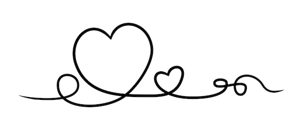 tangled grungy round scribble hand drawn with thin line divider shape isolated on white background vector illustration