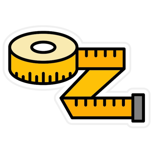 Tape Measure icon vector image Can be used for Home Improvements