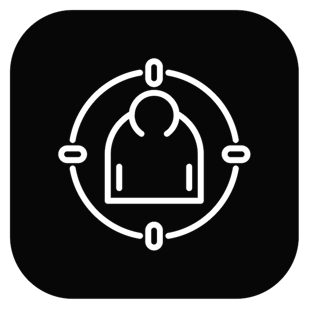 Target Audience Vector Illustration