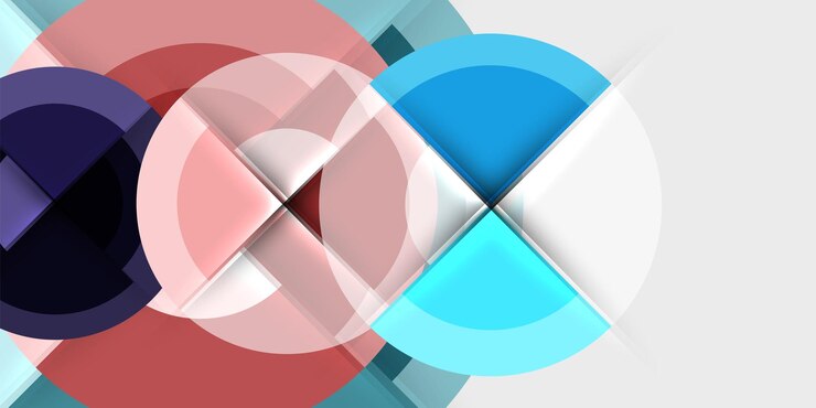 Vektor target circle geometric abstract shapes vector illustration for wallpaper banner background card book illustration landing page
