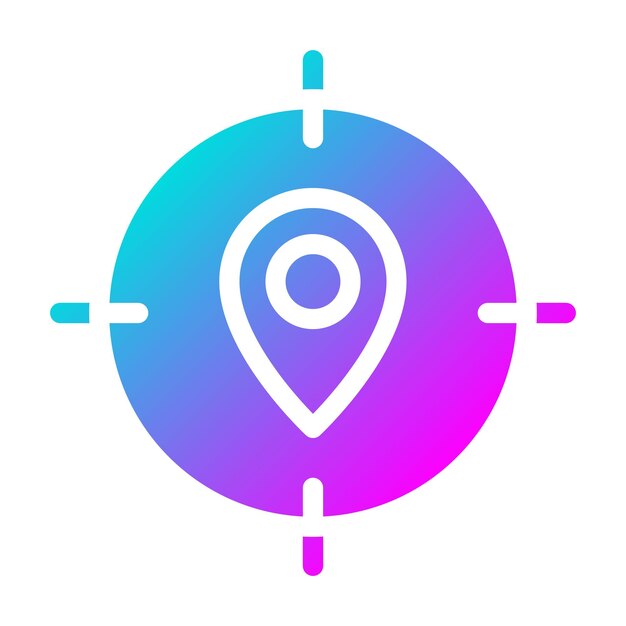 Target Location vector icon Can be used for Digital Marketing iconset