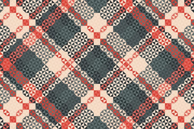 Tartan or plaid retro color pattern