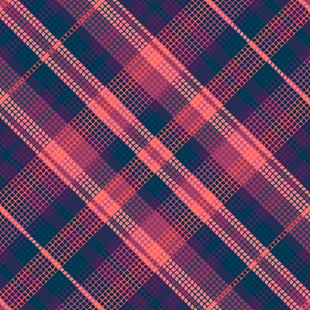 Tartan plaid pattern with dark color