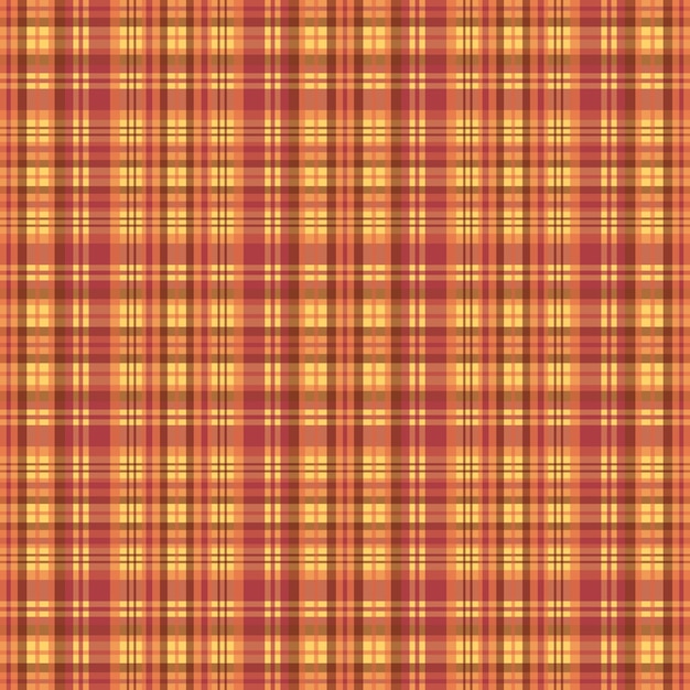 Tartan plaid pattern with texture and warm color