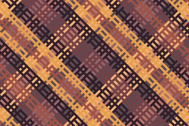 Tartan Plaid With Night Color Pattern
