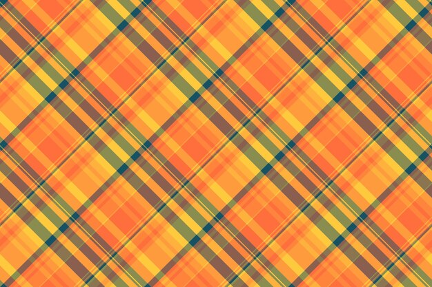 Tartan vector background of textile check fabric with a pattern seamless texture plaid