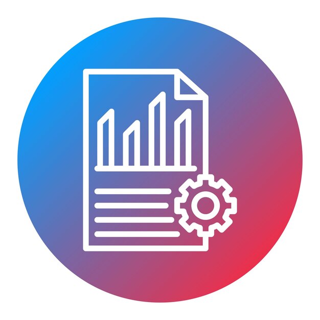 task analysis icon vector image can be used for product management