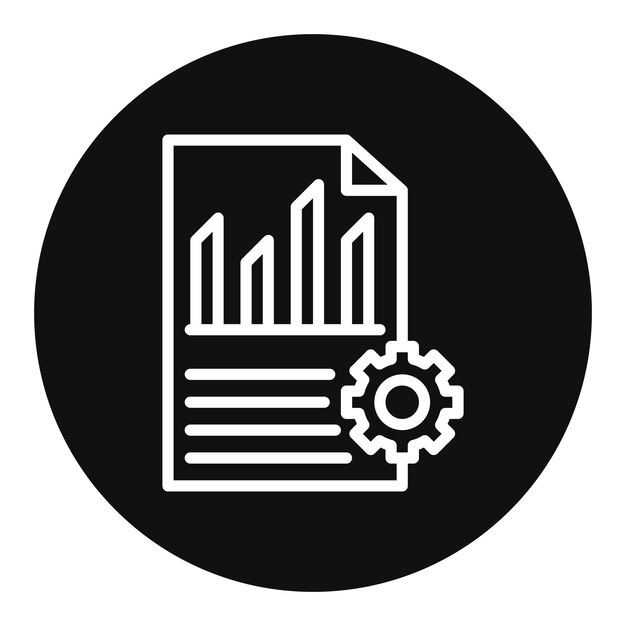task analysis icon vector image can be used for product management