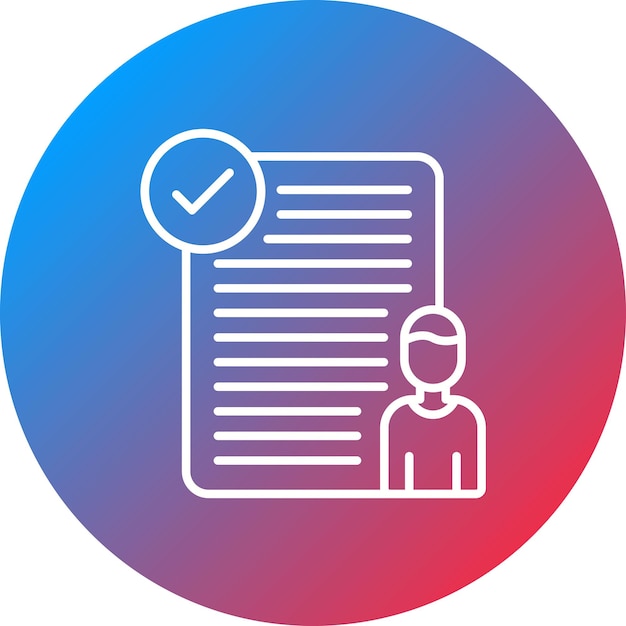 task based user testing icon vector image can be used for ux and ui