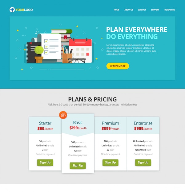 task or to do list checklist web site template