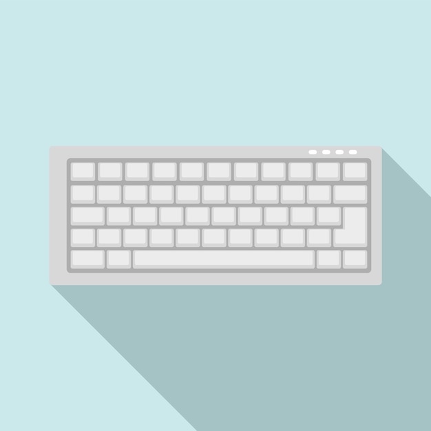Tastatur ikon Flad illustration af tastatur vektorikon til webdesign