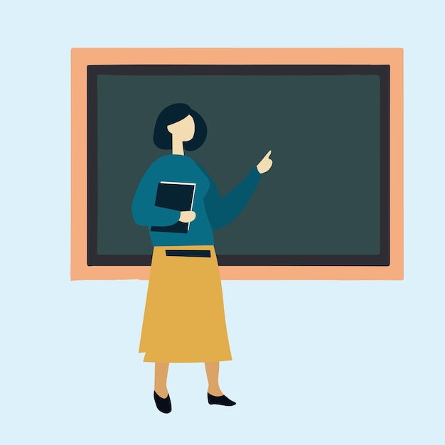 Teachers day vector illustration