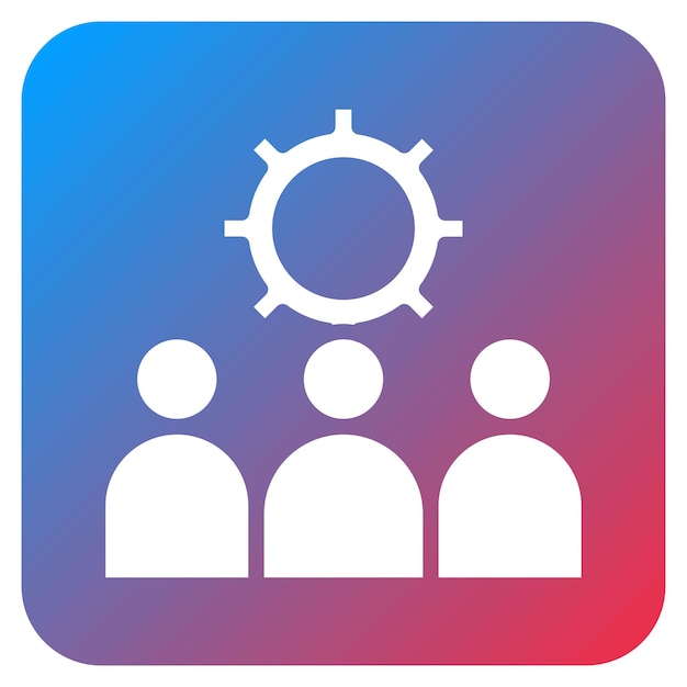 team icon vector image can be used for social relationship