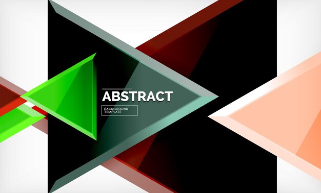 Tech futuristic geometric 3d shapes minimal abstract background