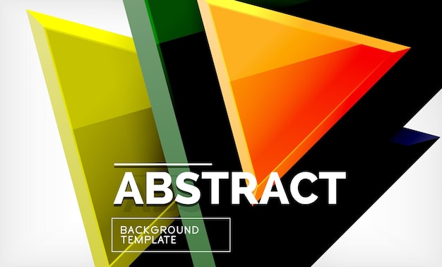 Tech futuristic geometric 3d shapes minimal abstract background