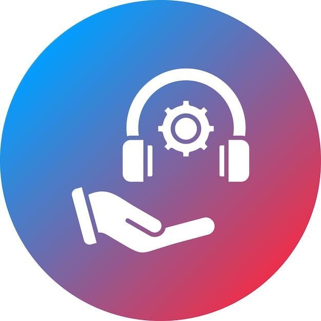 technical support icon vector image can be used for business and finance