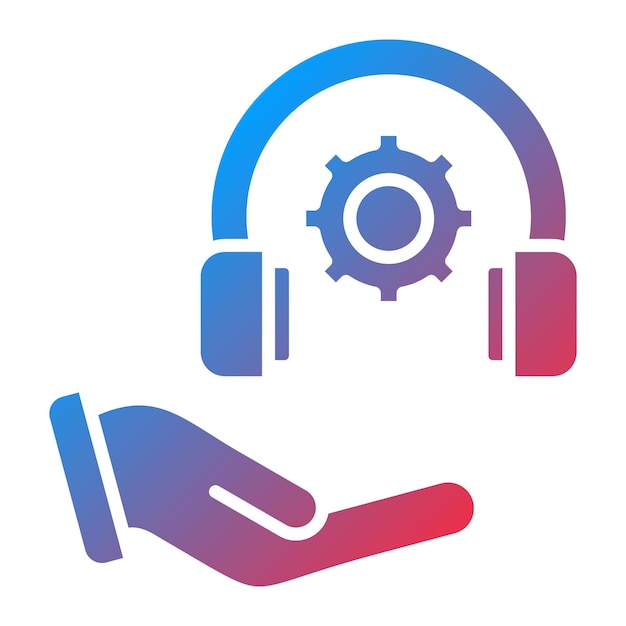 technical support icon vector image can be used for business and finance