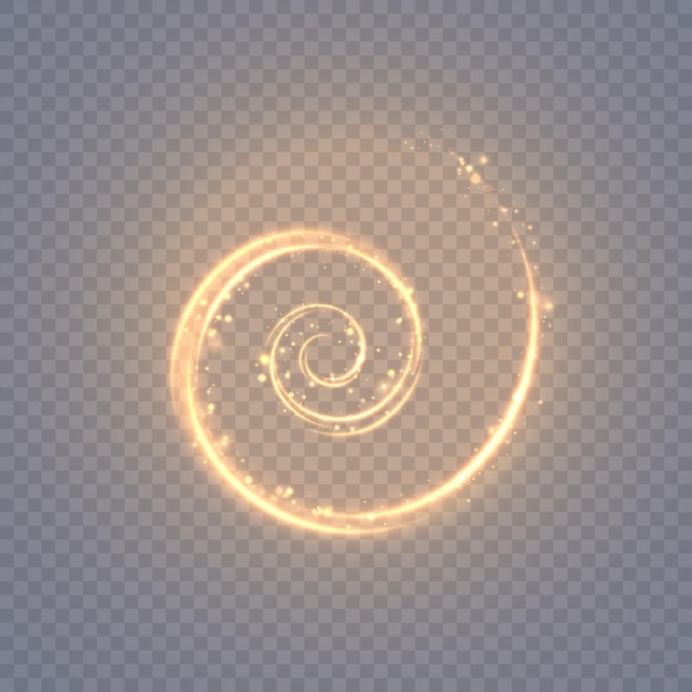 technological light portal light rotation with sparkles and glares for game interface design