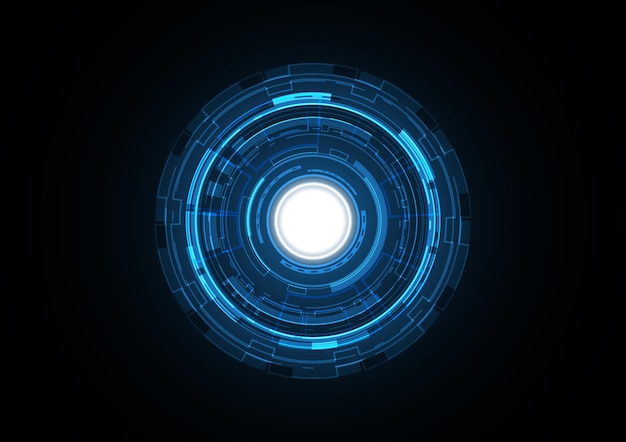 technology abstract future circle