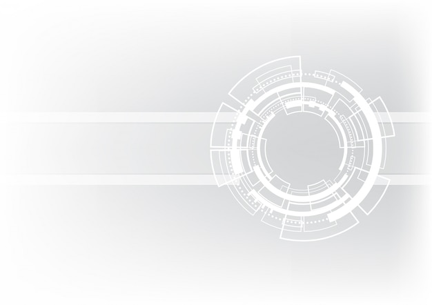 Technology abstract future modern circle background