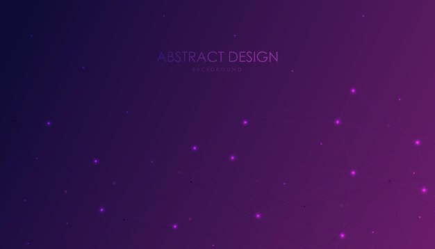 Technology abstract lines and dots connection background big data visualization information analytic