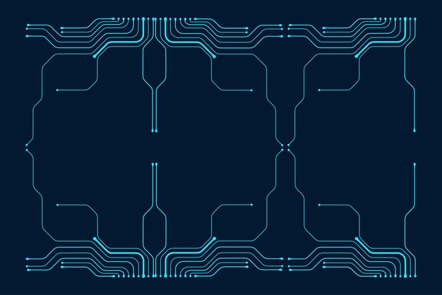 technology background circuit board vector illustration for your design