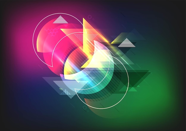Technology background color vector for web and design