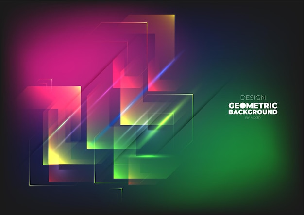 Technology background color vector for web and design