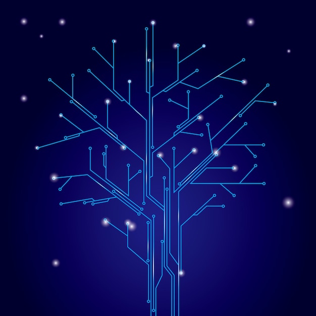 Technology background design. Circuit board.
