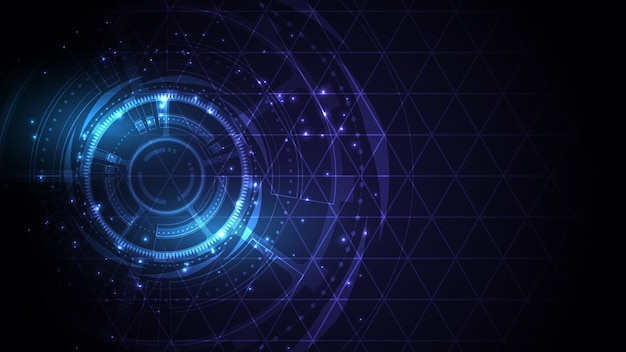 Technology background. Hitech communication concept