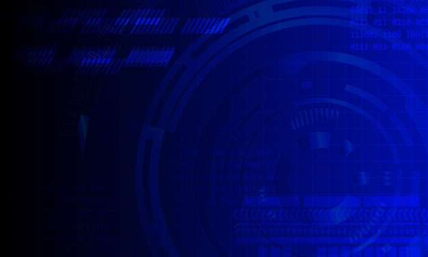 technology background. neon effect. circuit board concept. Hi-tech digital technology. Blue light