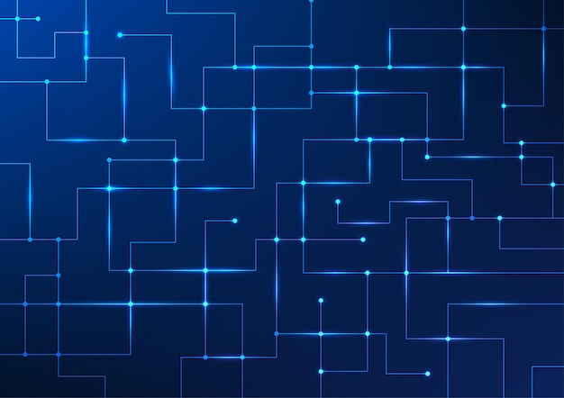 Technology background showing interconnected data lines conveying the connection of data