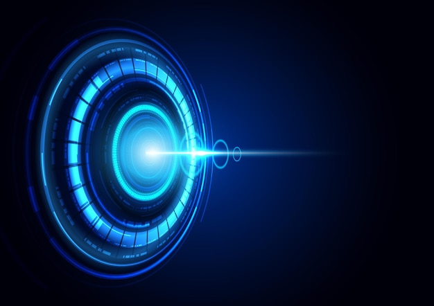 technology background with hitech digital data