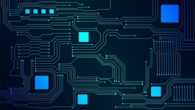 technology background with hitech digital