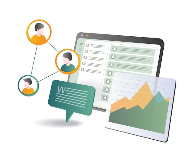 Technology business team member analysis