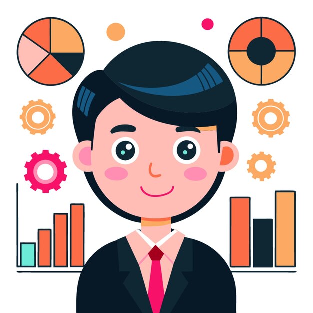 technology concept vector illustration featuring analytics design elements flat style