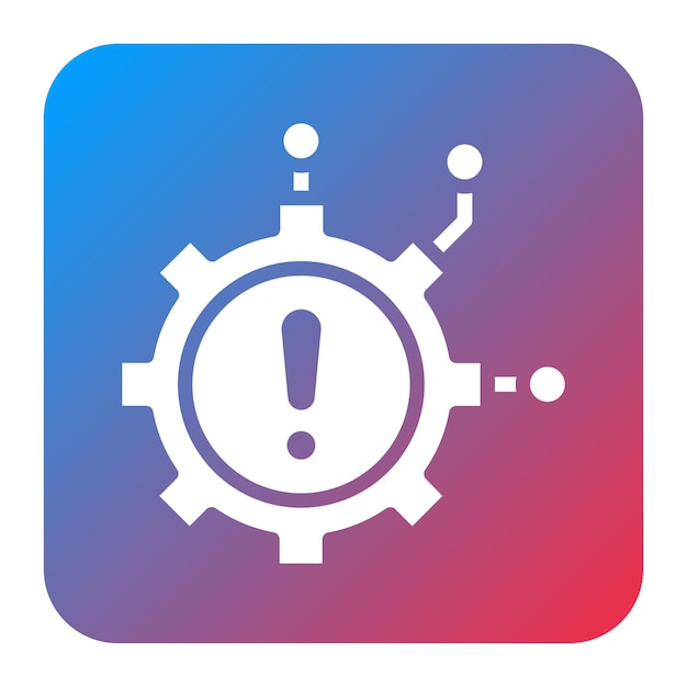 Technology Failure icon vector image Can be used for Business Risks
