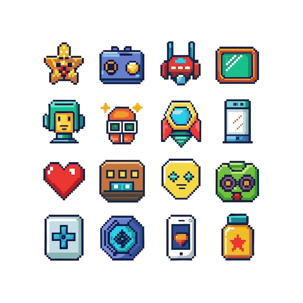 technology icon set vector illustration for documents websites and mobile applications