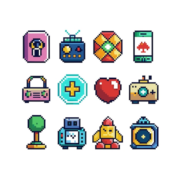 technology icon set vector illustration for documents websites and mobile applications