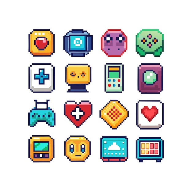 technology icon set vector illustration for documents websites and mobile applications