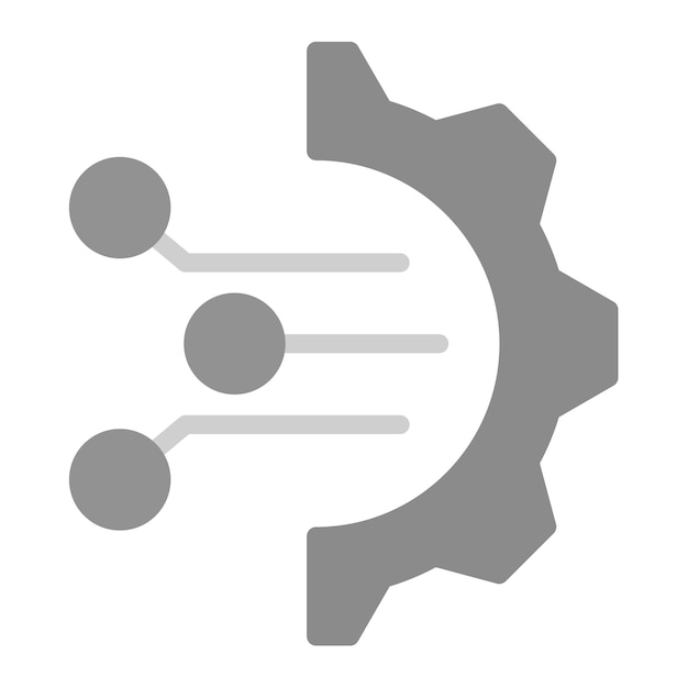 technology icon vector image can be used for robotics