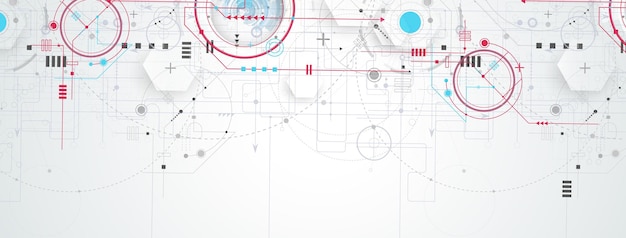 technology innovation background idea of global business solution
